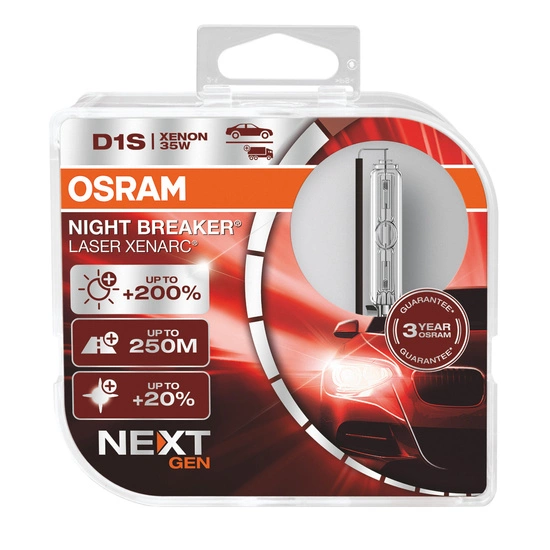 D1S Osram Night Breaker Laser +200% box 2szt