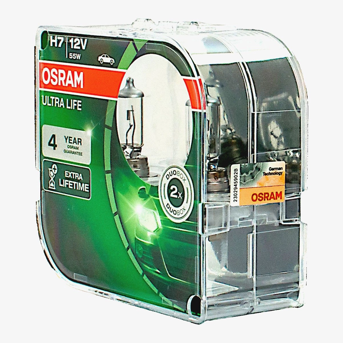 Żarówka samochodowa H7 Osram Ultra Life o wydłużonej żywotności - 2szt •  autokosmetyki •