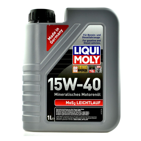 Olej silnikowy 2570 Liqui Moly MoS2 Leichtlauf 15W/40 1L
